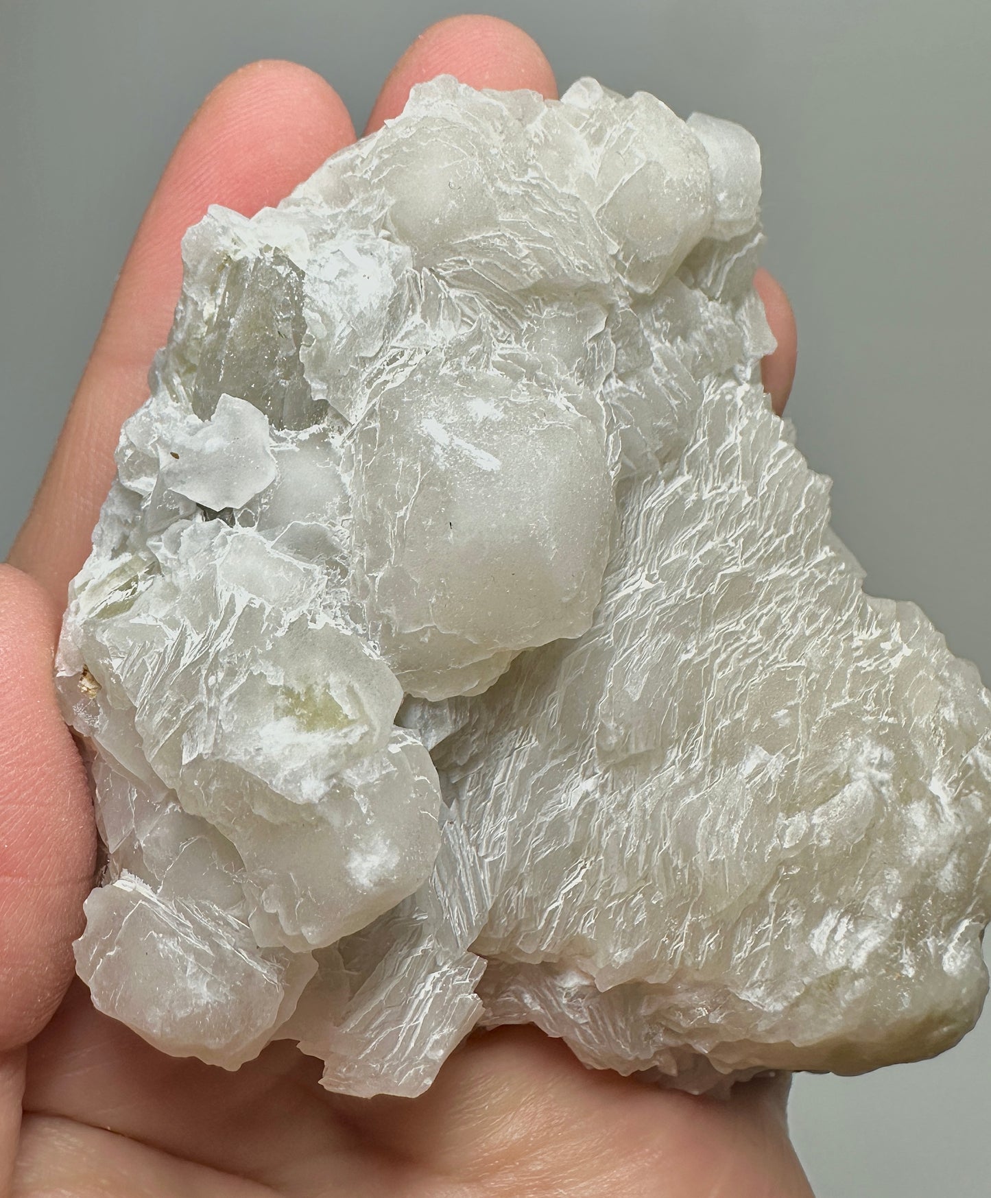Inner Mongolia Layered Calcite Crystal Cluster | Rare Chinese Mineral Specimen