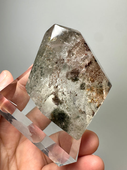 Brazilian Phantom Quartz Crystal Freeform | Natural Phantom Included Quartz from Brazil