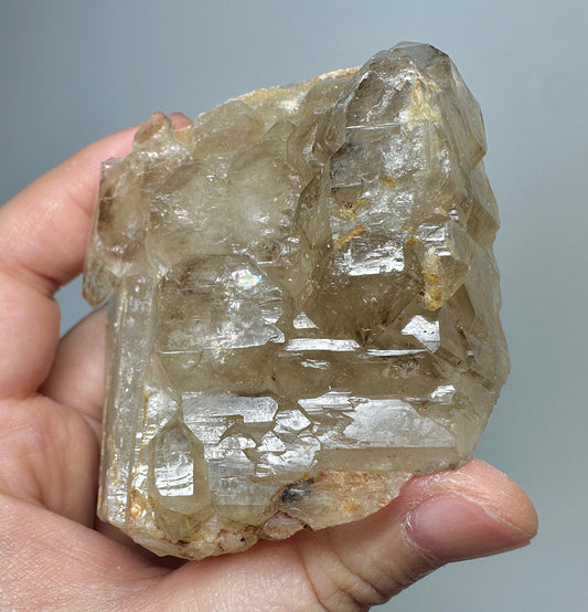 Brazilian Elestial Quartz Crystal | Natural Skeletal Quartz Mineral Specimen