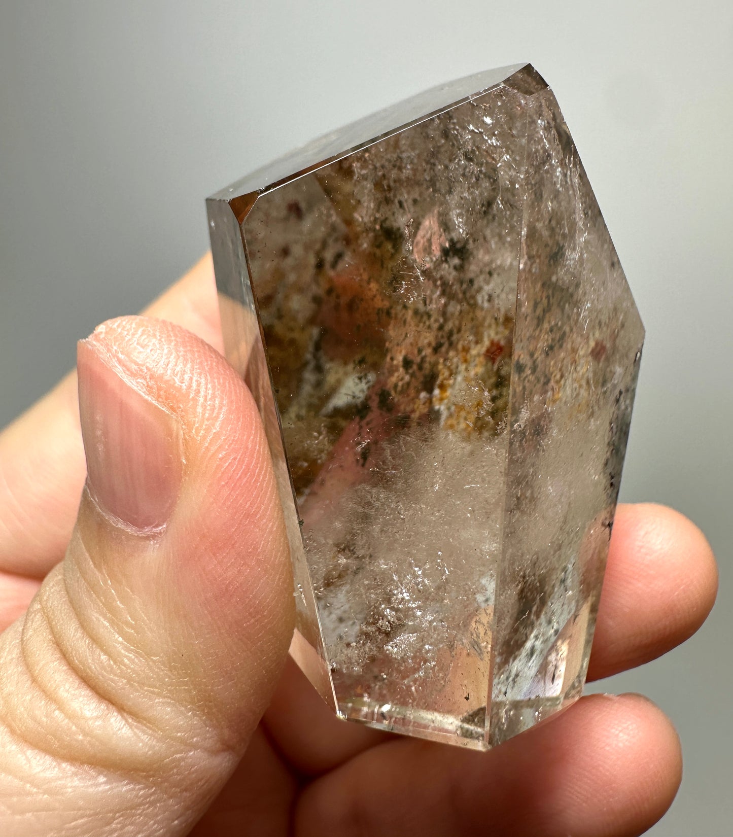 Brazilian Phantom Quartz Crystal Freeform | Natural Phantom Included Quartz from Brazil