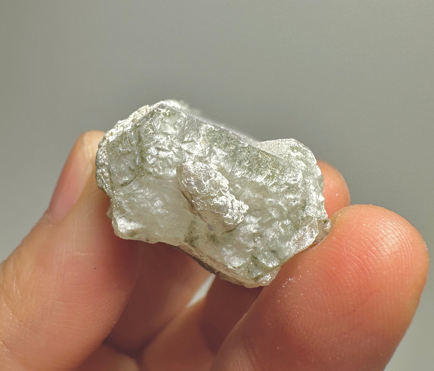 Rare High Temperature Quartz Single Crystal from Inner Mongolia with Petal Calcite – Natural Chinese Mineral Specimen for Collectors and Display