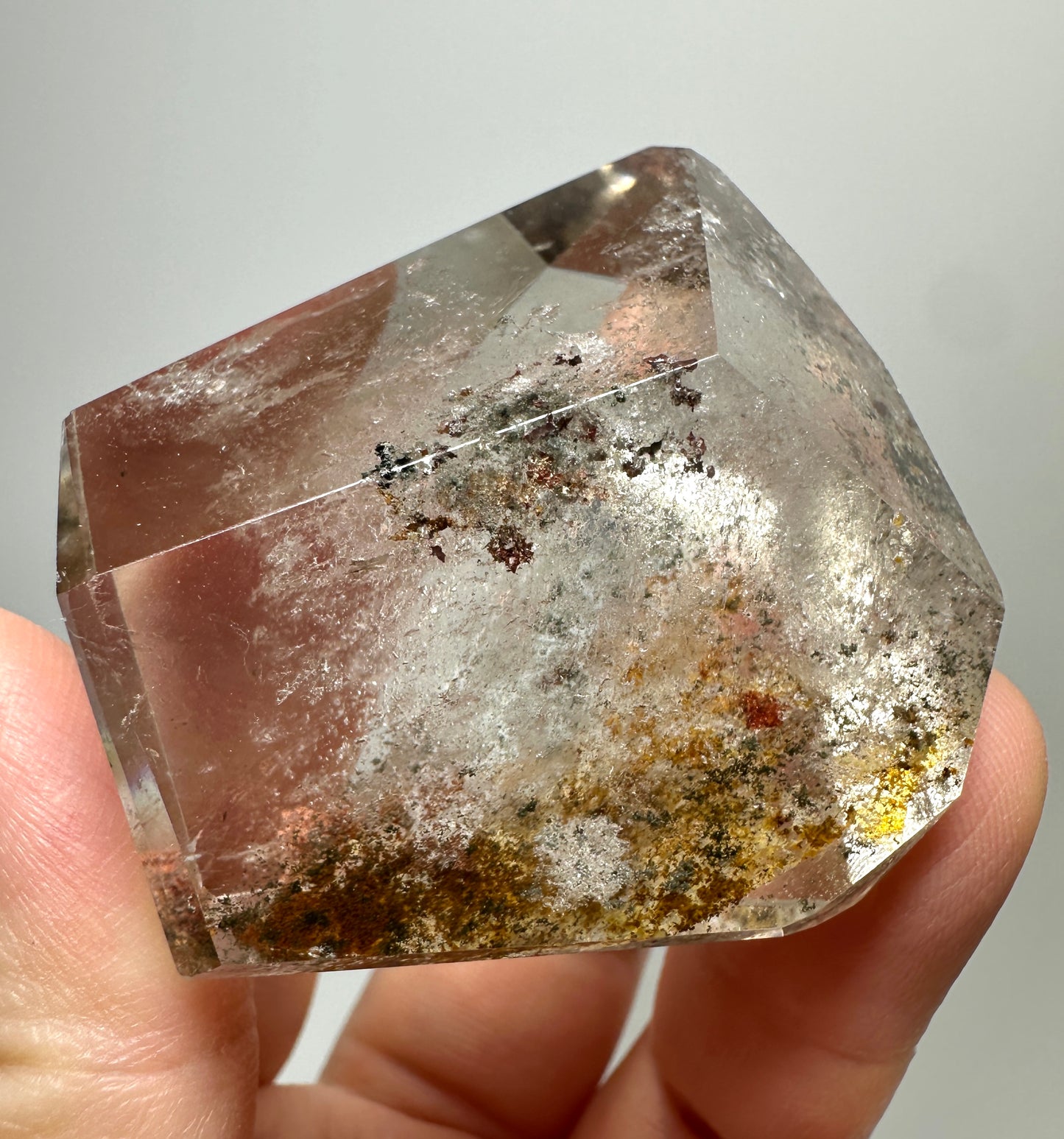 Brazilian Phantom Quartz Crystal Freeform | Natural Phantom Included Quartz from Brazil