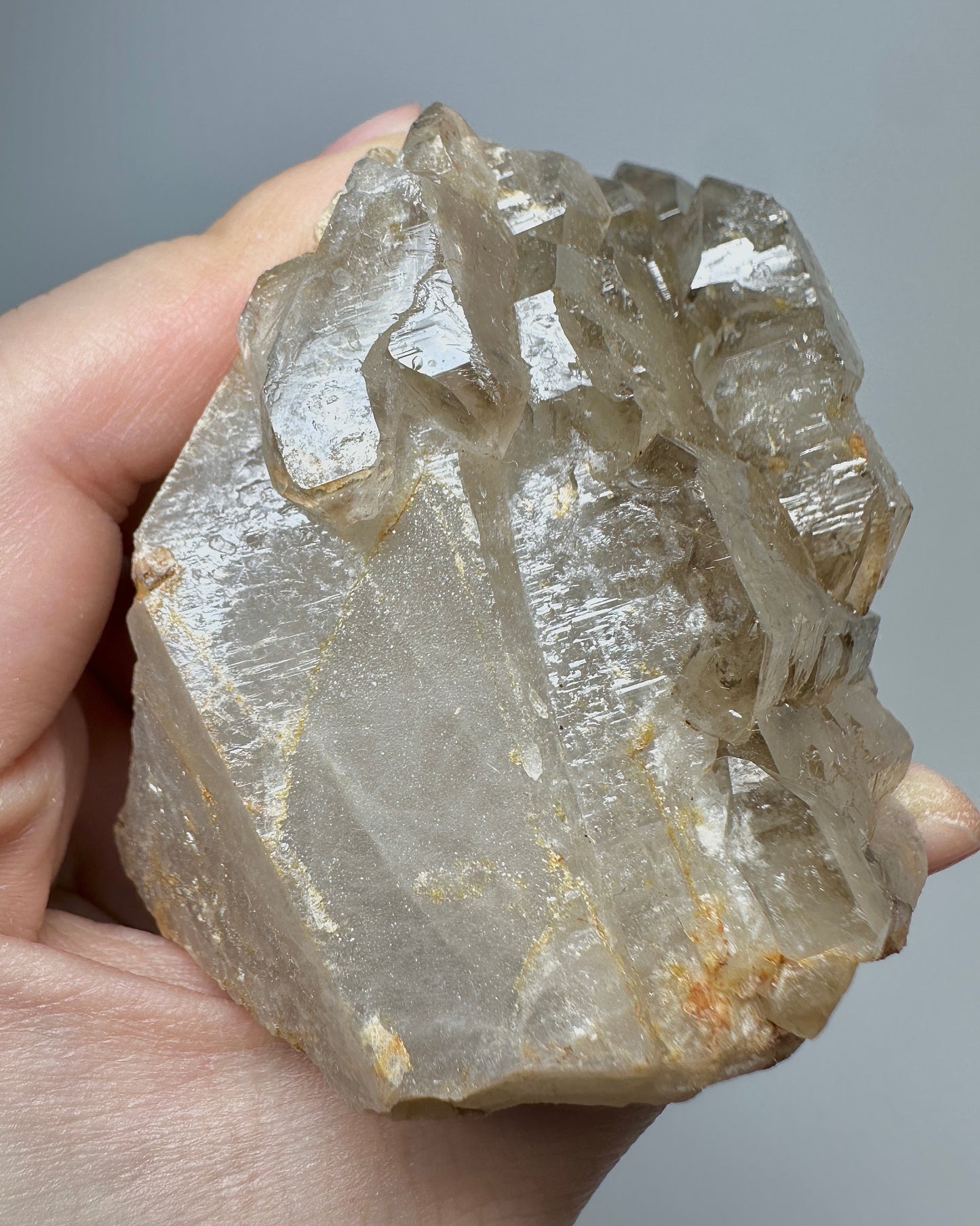 Brazilian Elestial Quartz Crystal | Natural Skeletal Quartz Mineral Specimen