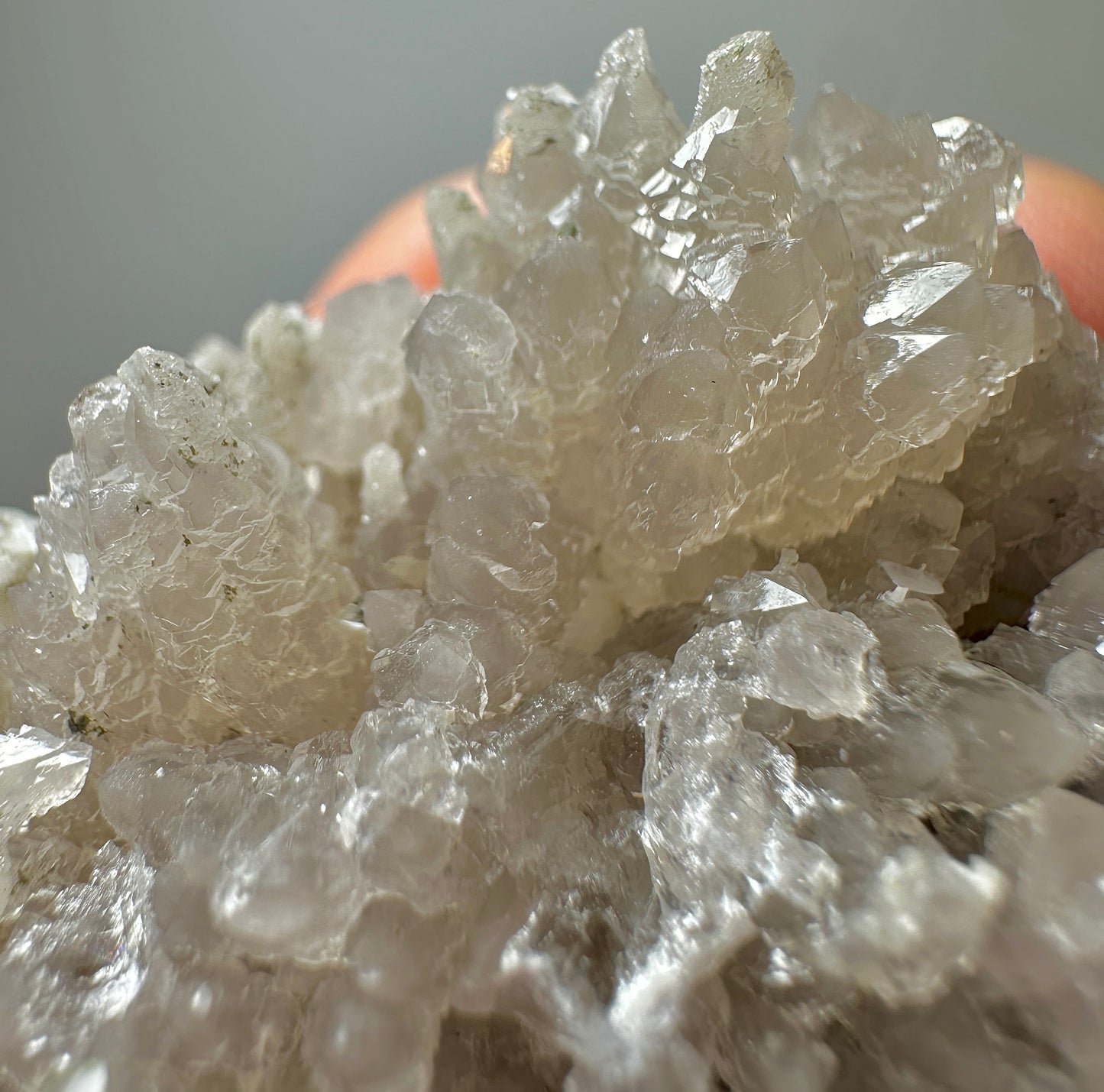 Inner Mongolia High Temperature Quartz Cluster with Andradite Garnet – Rare Chinese Mineral Specimen