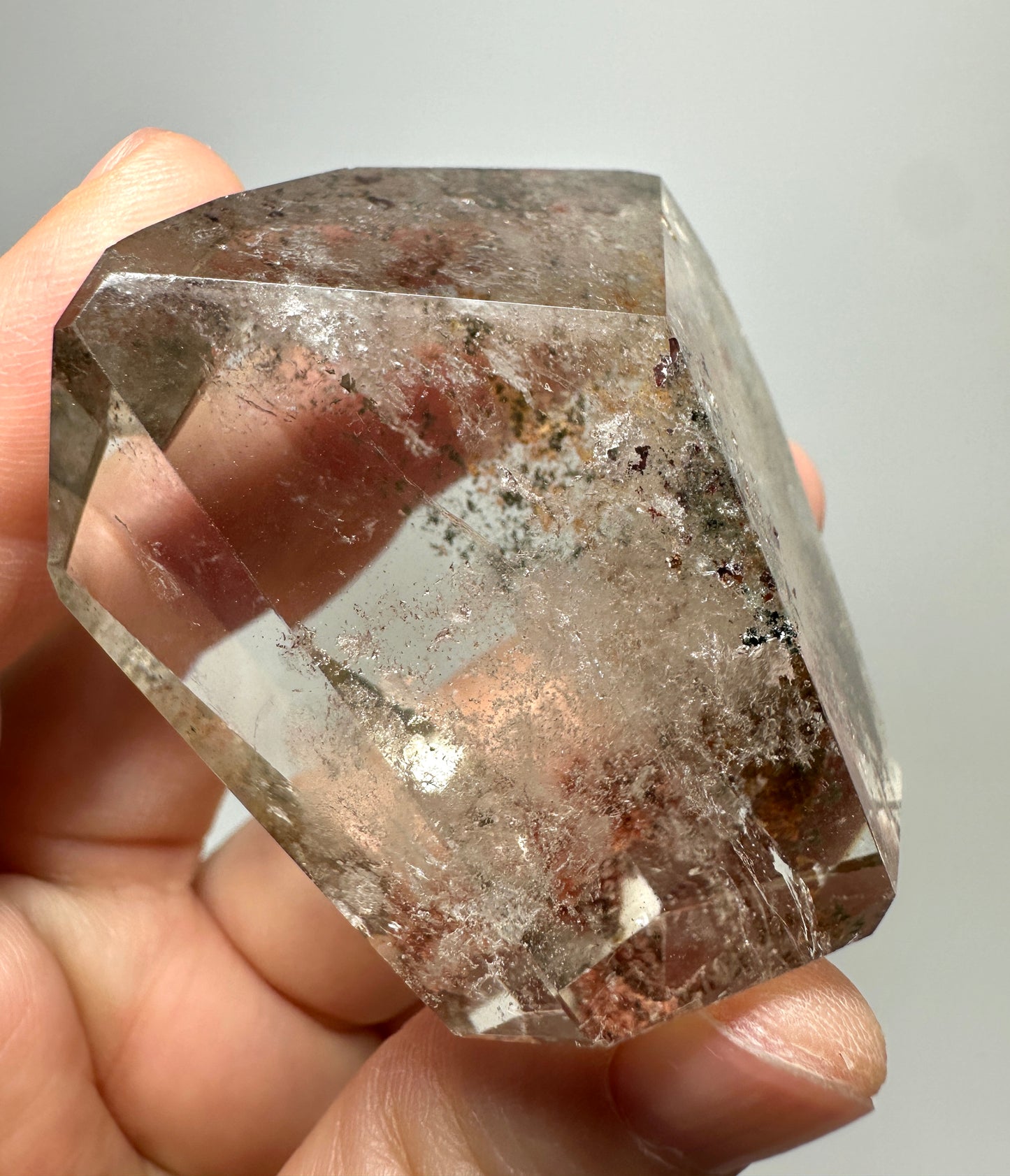 Brazilian Phantom Quartz Crystal Freeform | Natural Phantom Included Quartz from Brazil