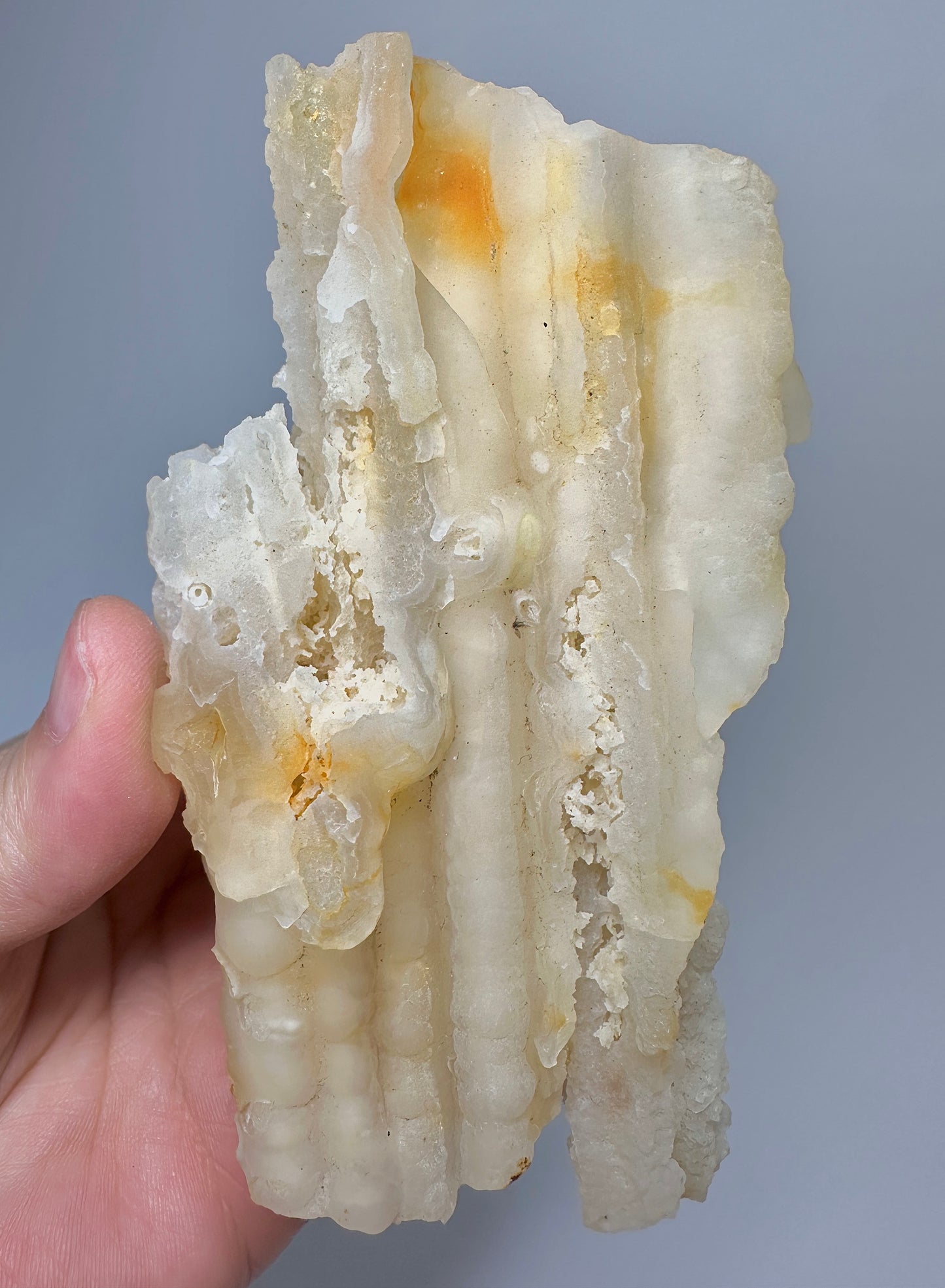 Indonesian Tube Agate Specimen | Natural Tubular Agate Crystal from Indonesia