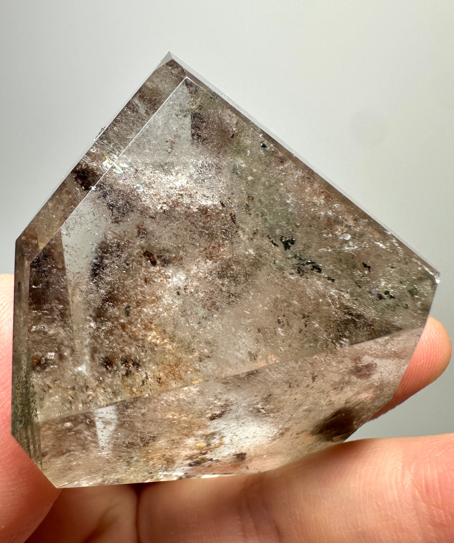 Brazilian Phantom Quartz Crystal Freeform | Natural Phantom Included Quartz from Brazil