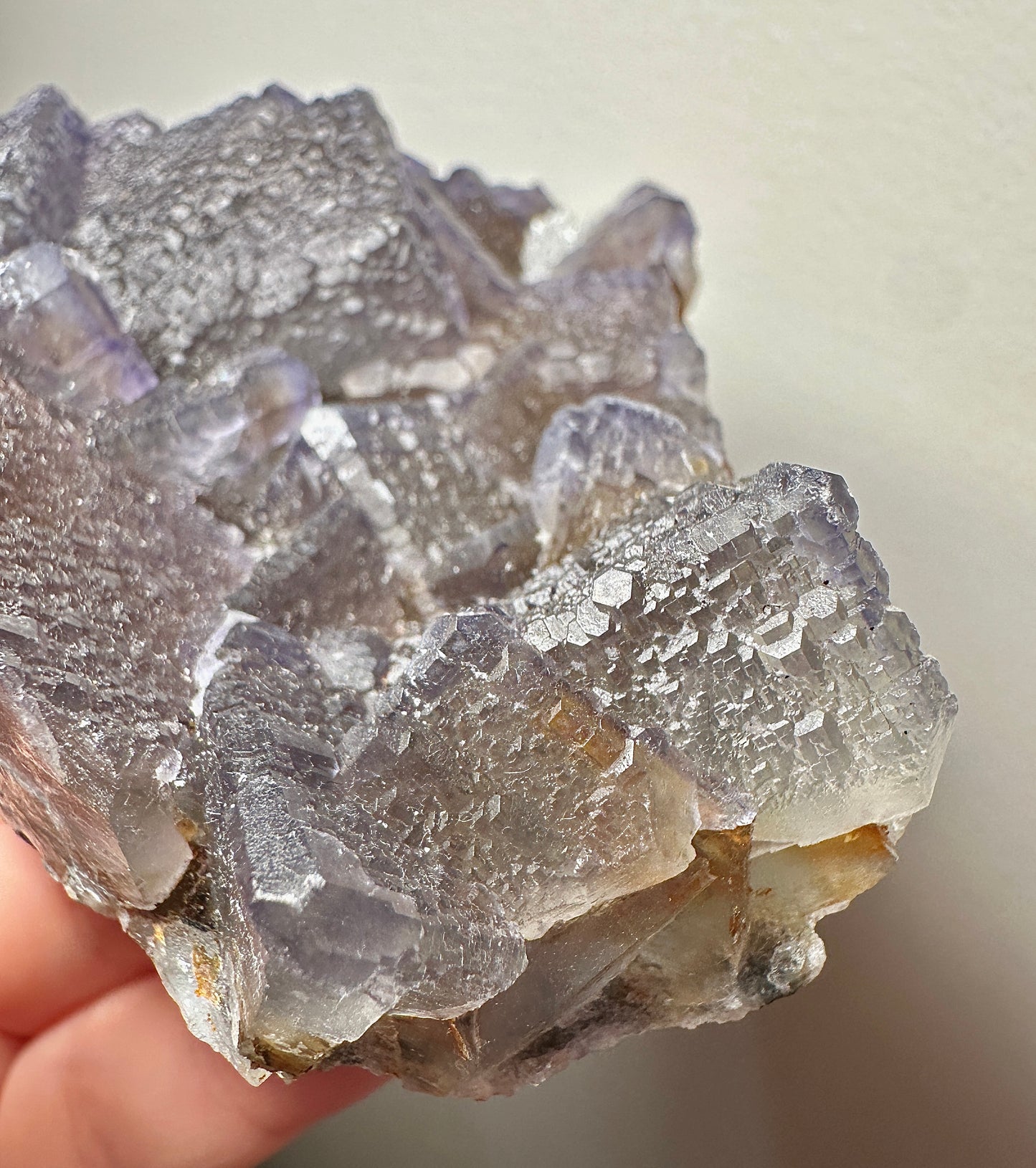 Fujian Matrix Fluorite QR Code Crystal – Unique Collectible Mineral Specimen, Natural Fluorite Display, Home Decor, Gift for Crystal Lovers