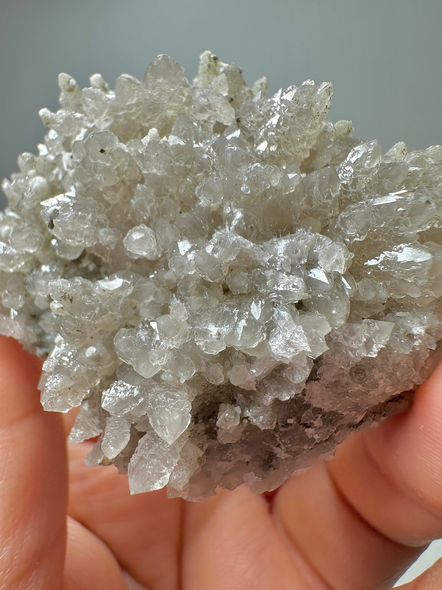 Inner Mongolia High Temperature Quartz Cluster with Andradite Garnet – Rare Chinese Mineral Specimen