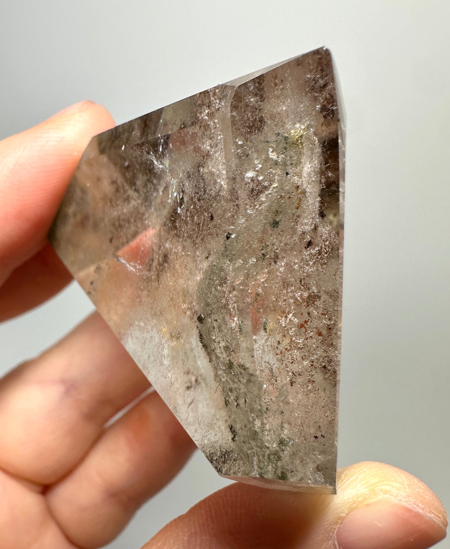 Brazilian Phantom Quartz Crystal Freeform | Natural Phantom Included Quartz from Brazil