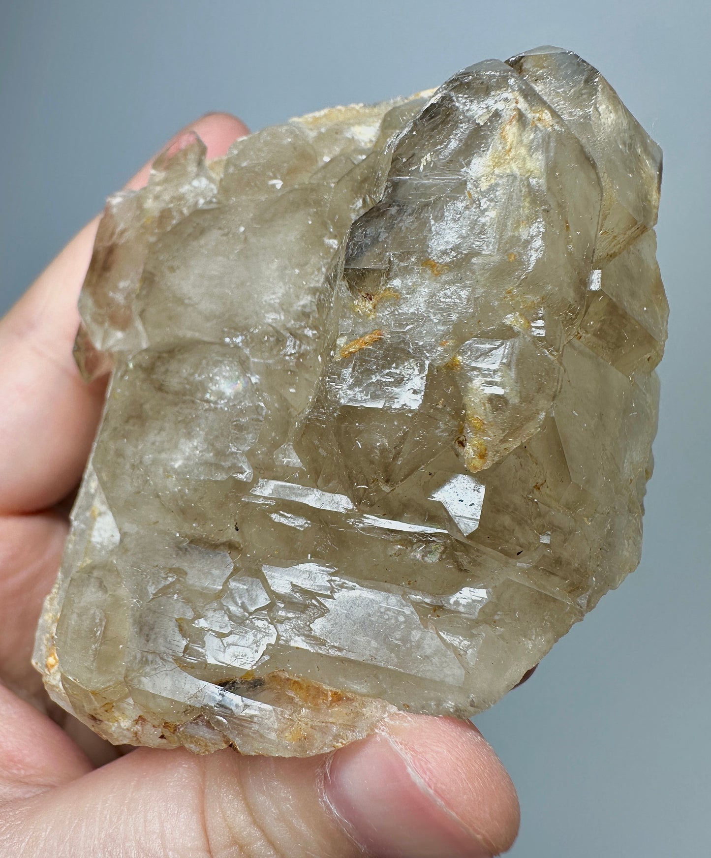 Brazilian Elestial Quartz Crystal | Natural Skeletal Quartz Mineral Specimen