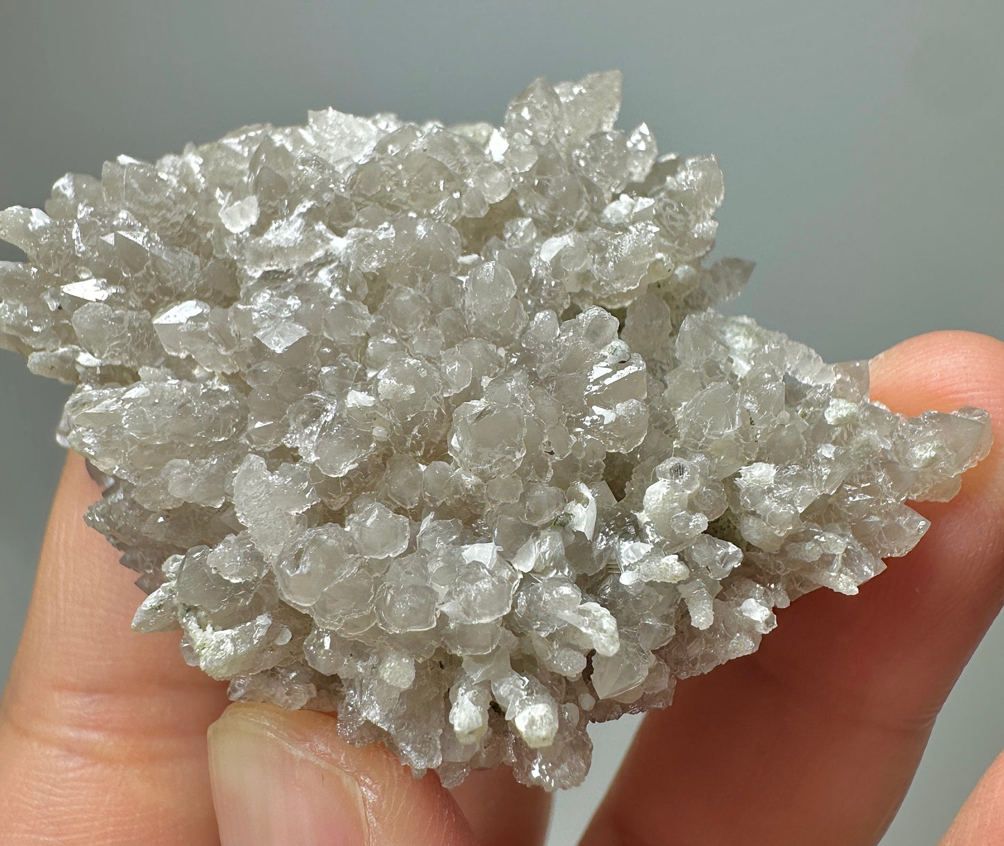 Inner Mongolia High Temperature Quartz Cluster with Andradite Garnet – Rare Chinese Mineral Specimen