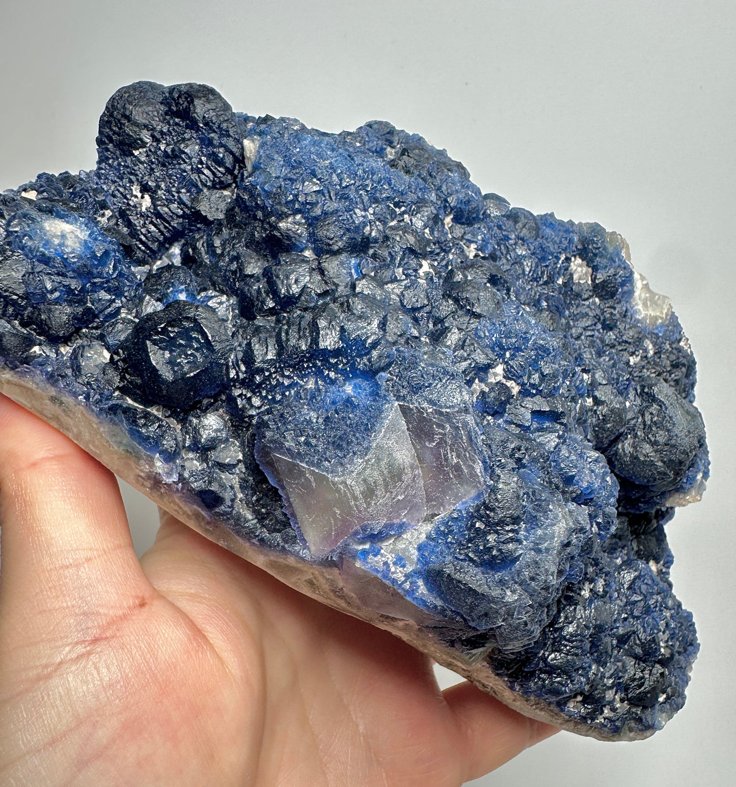 Inner Mongolia Blueberry Fluorite Specimen | Natural Fluorite Crystal from China