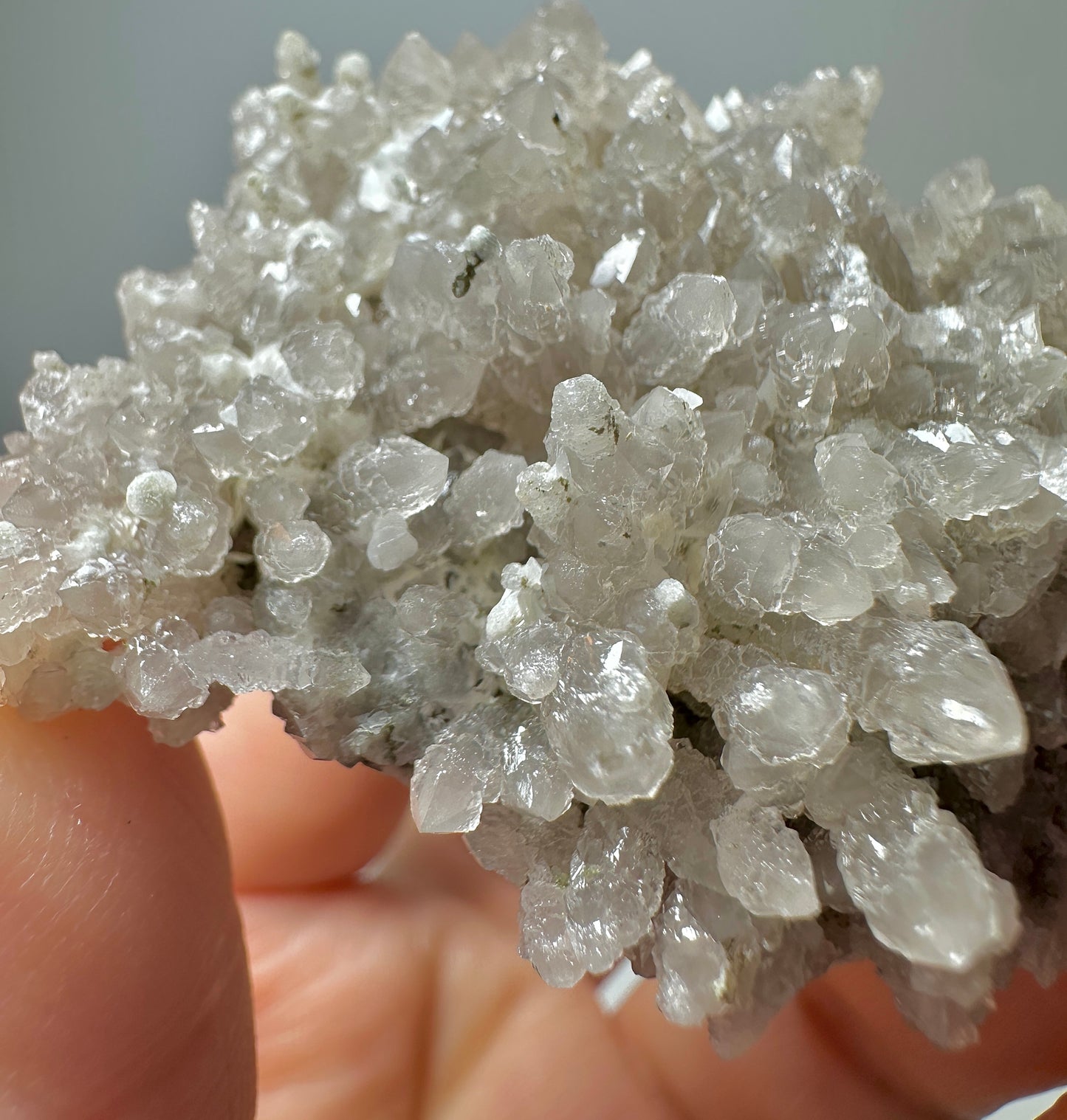 Inner Mongolia High Temperature Quartz Cluster with Andradite Garnet – Rare Chinese Mineral Specimen