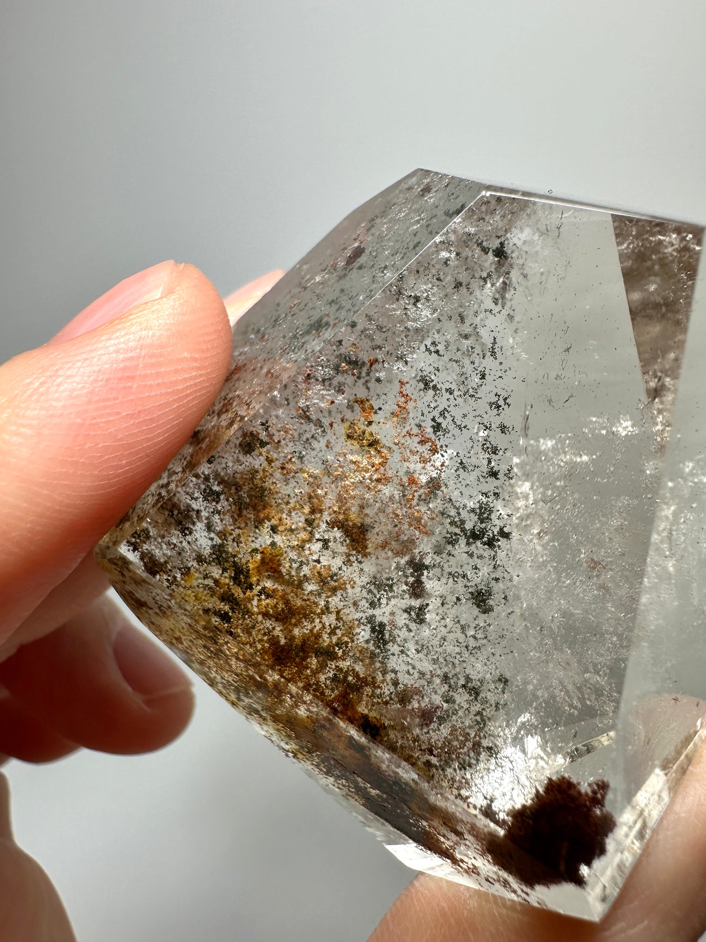 Brazilian Phantom Quartz Crystal Freeform | Natural Phantom Included Quartz from Brazil