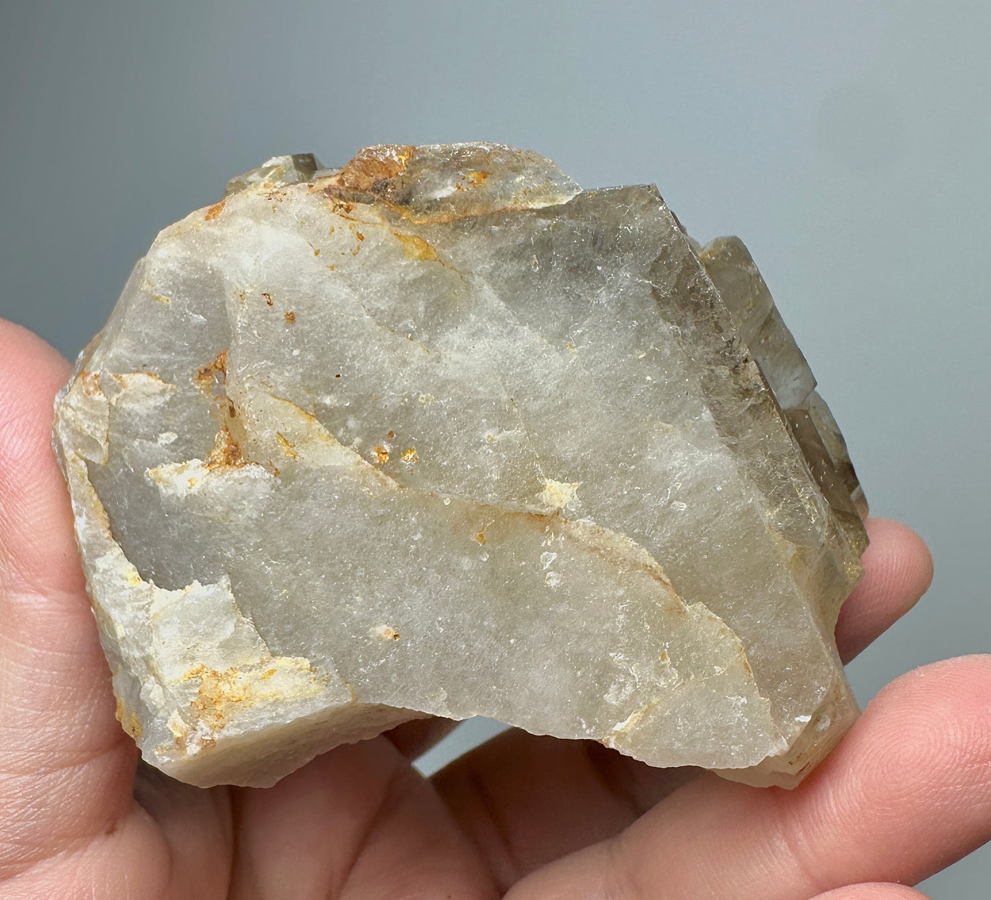 Brazilian Elestial Quartz Crystal | Natural Skeletal Quartz Mineral Specimen