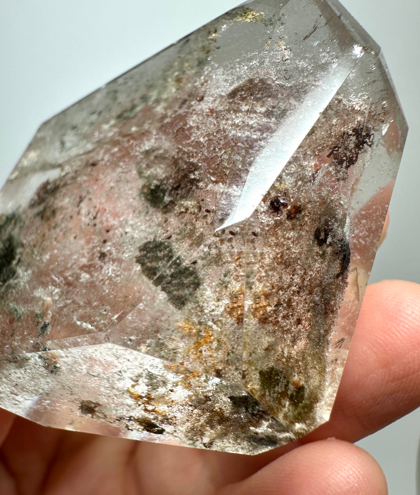 Brazilian Phantom Quartz Crystal Freeform | Natural Phantom Included Quartz from Brazil