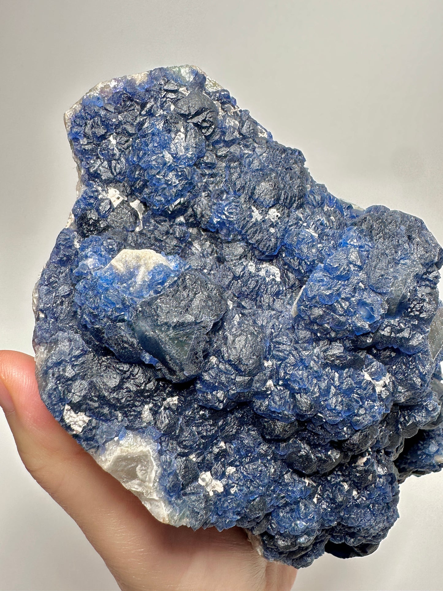 Inner Mongolia Blueberry Fluorite Specimen | Natural Fluorite Crystal from China