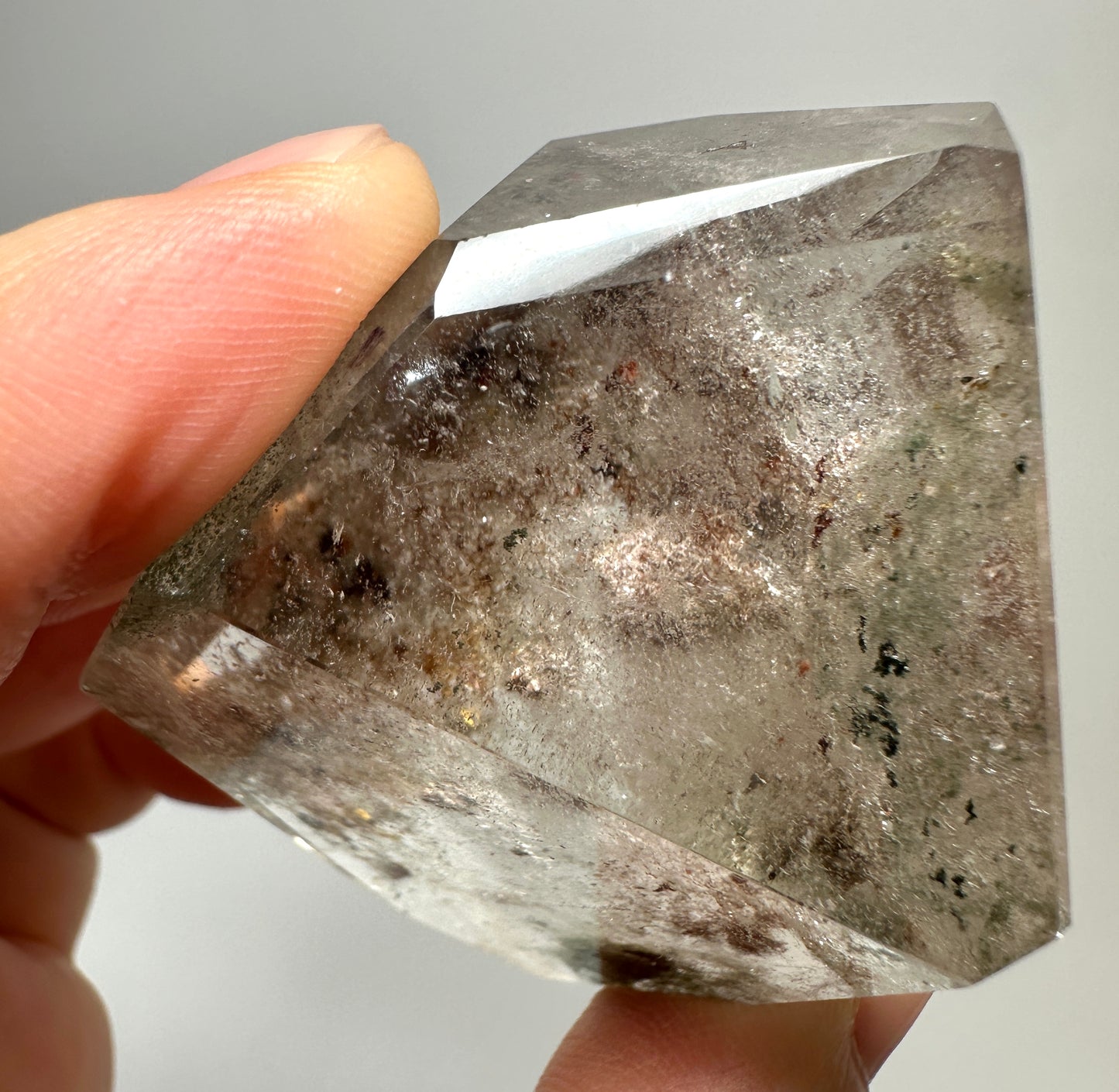 Brazilian Phantom Quartz Crystal Freeform | Natural Phantom Included Quartz from Brazil