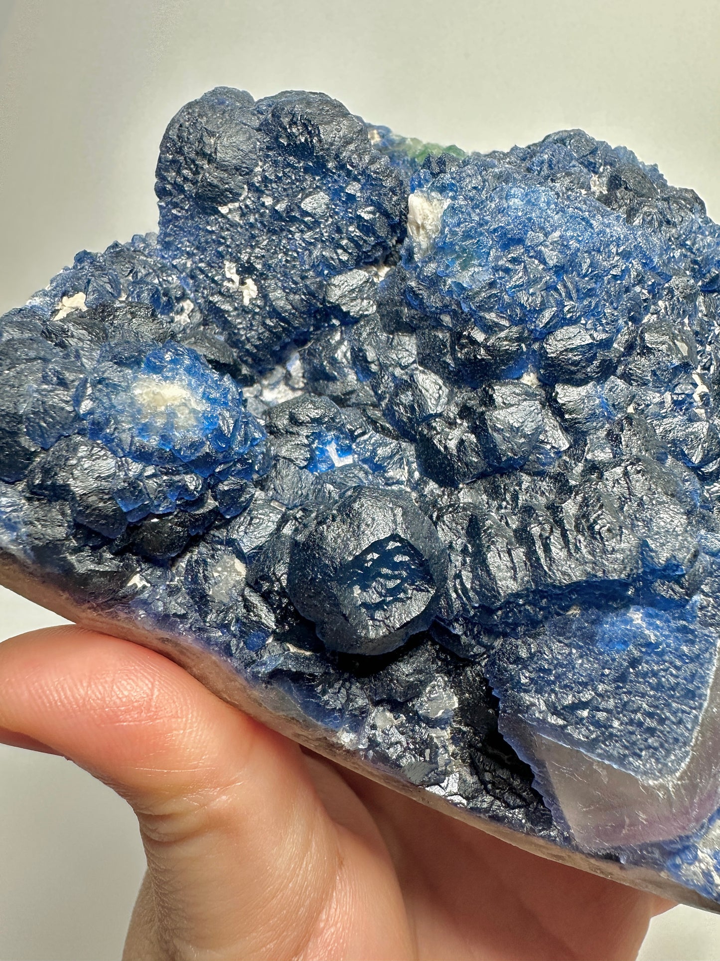 Inner Mongolia Blueberry Fluorite Specimen | Natural Fluorite Crystal from China