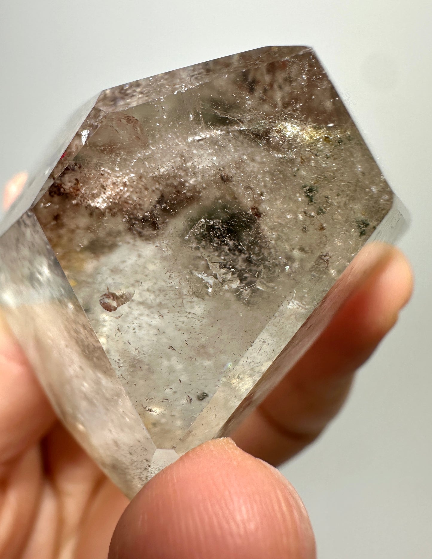 Brazilian Phantom Quartz Crystal Freeform | Natural Phantom Included Quartz from Brazil