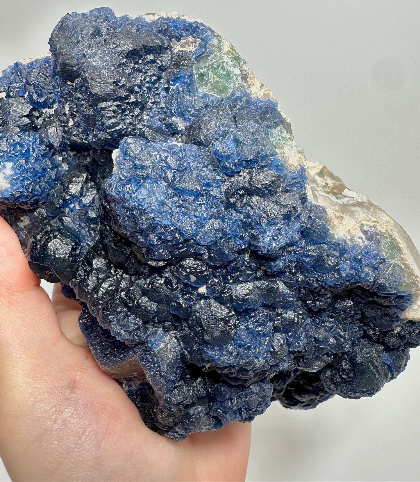 Inner Mongolia Blueberry Fluorite Specimen | Natural Fluorite Crystal from China