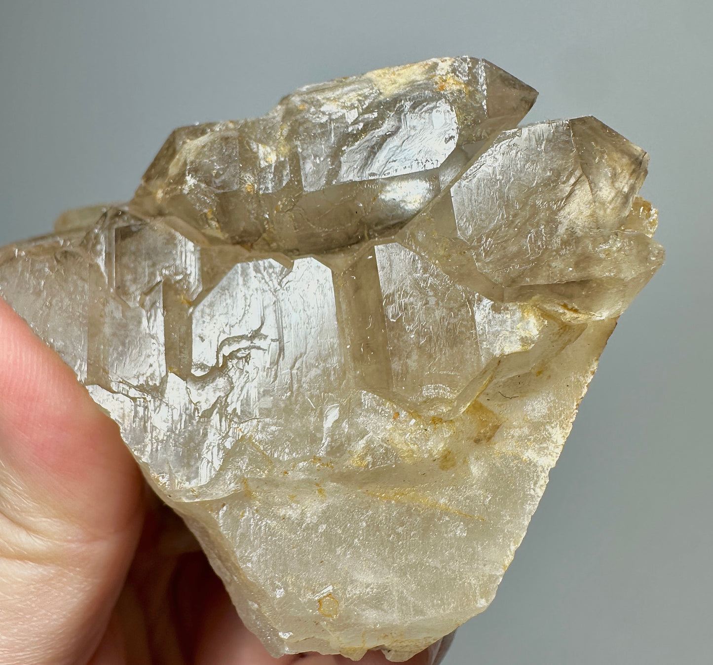 Brazilian Elestial Quartz Crystal | Natural Skeletal Quartz Mineral Specimen
