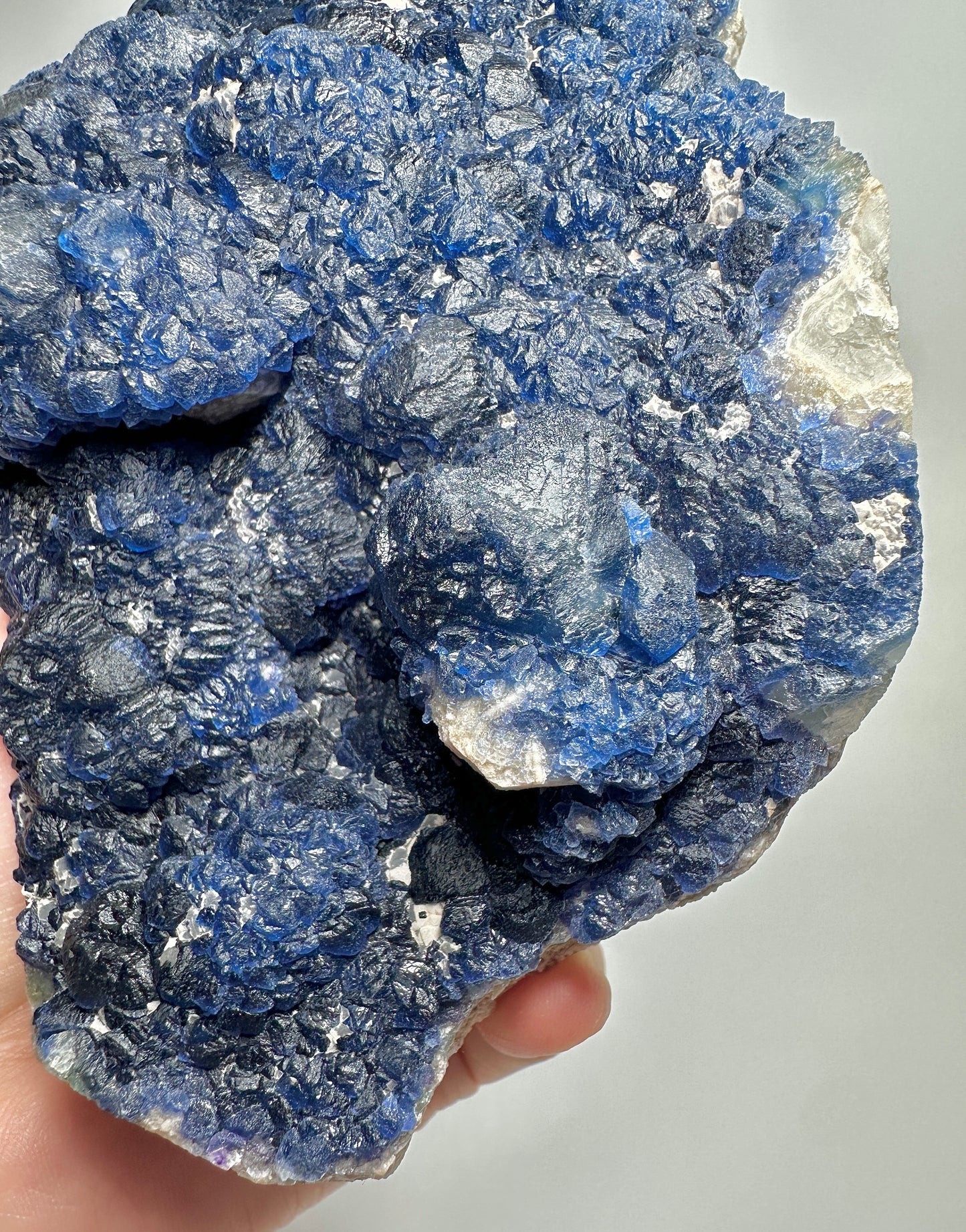 Inner Mongolia Blueberry Fluorite Specimen | Natural Fluorite Crystal from China