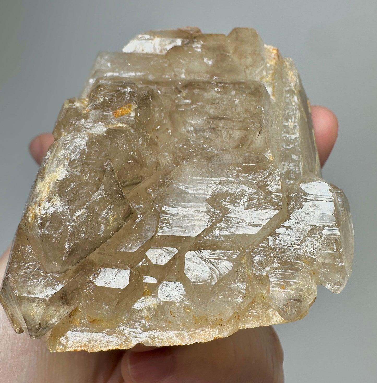 Brazilian Elestial Quartz Crystal | Natural Skeletal Quartz Mineral Specimen