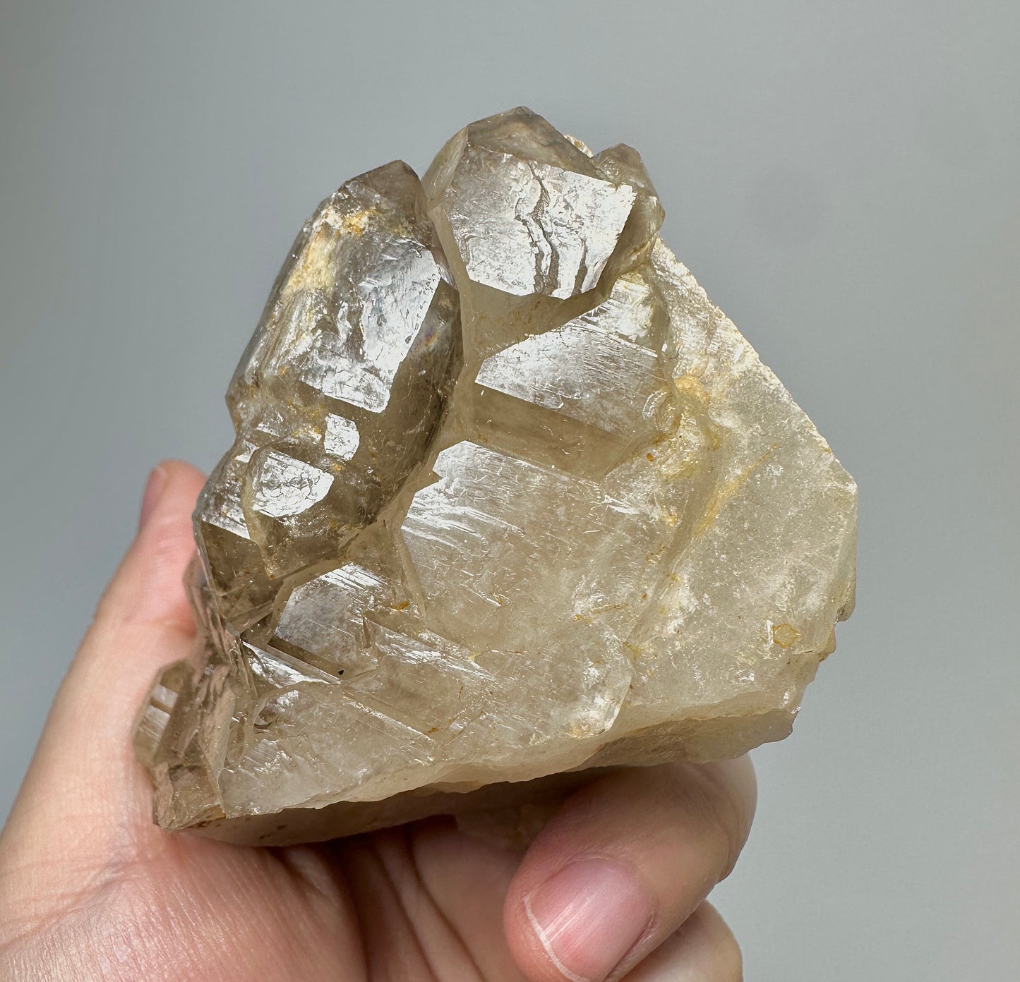 Brazilian Elestial Quartz Crystal | Natural Skeletal Quartz Mineral Specimen