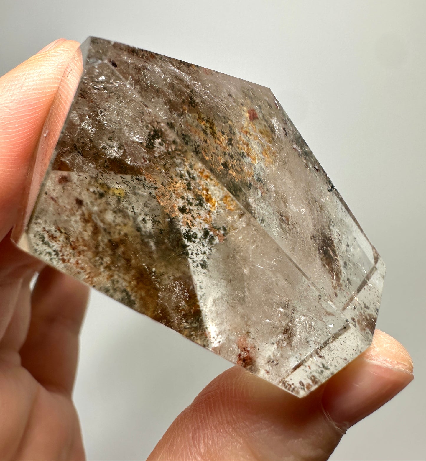 Brazilian Phantom Quartz Crystal Freeform | Natural Phantom Included Quartz from Brazil