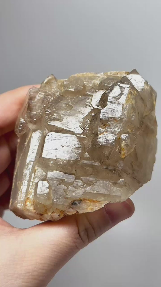 Brazilian Elestial Quartz Crystal | Natural Skeletal Quartz Mineral Specimen