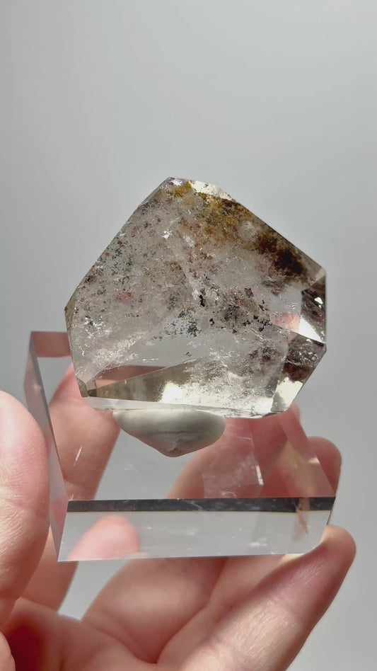 Brazilian Phantom Quartz Crystal Freeform | Natural Phantom Included Quartz from Brazil