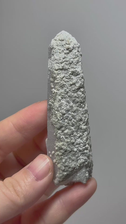 Rare High Temperature Quartz Single Crystal from Inner Mongolia with Petal Calcite – Natural Chinese Mineral Specimen for Collectors and Display