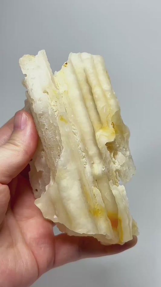 Indonesian Tube Agate Specimen | Natural Tubular Agate Crystal from Indonesia