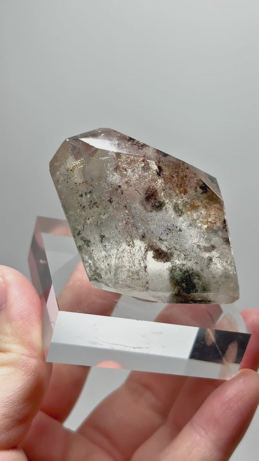 Brazilian Phantom Quartz Crystal Freeform | Natural Phantom Included Quartz from Brazil